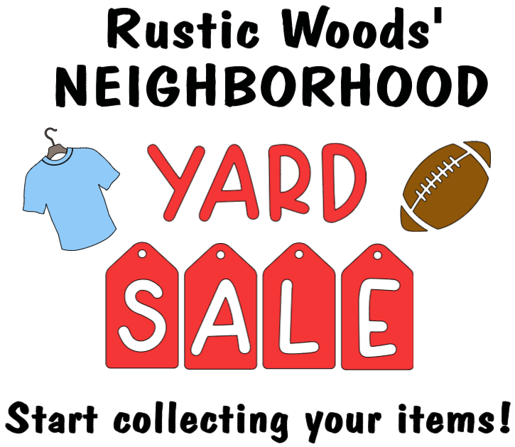 Yard Sale flyer — September 12th, 8am to 4pm